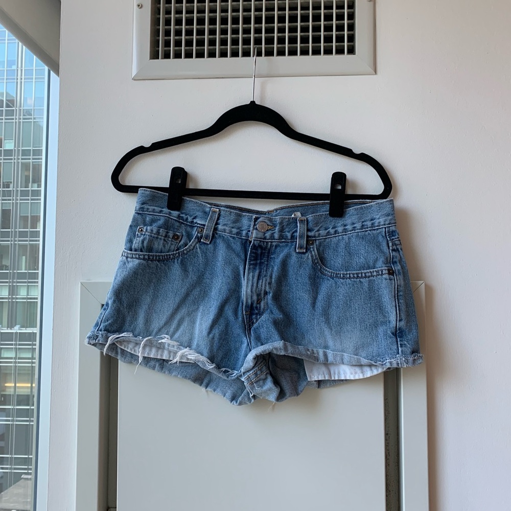 Levi’s denim shorts - fit like a 28/29 women’s
